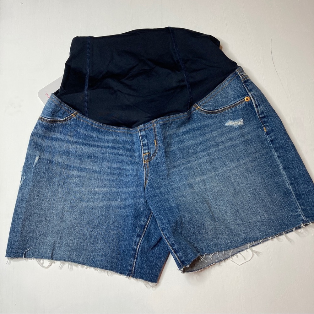 Isabel Maternity by Ingrid & Isabel Blue Jean Shorts